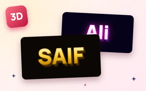 3D Name Maker – free online tool
